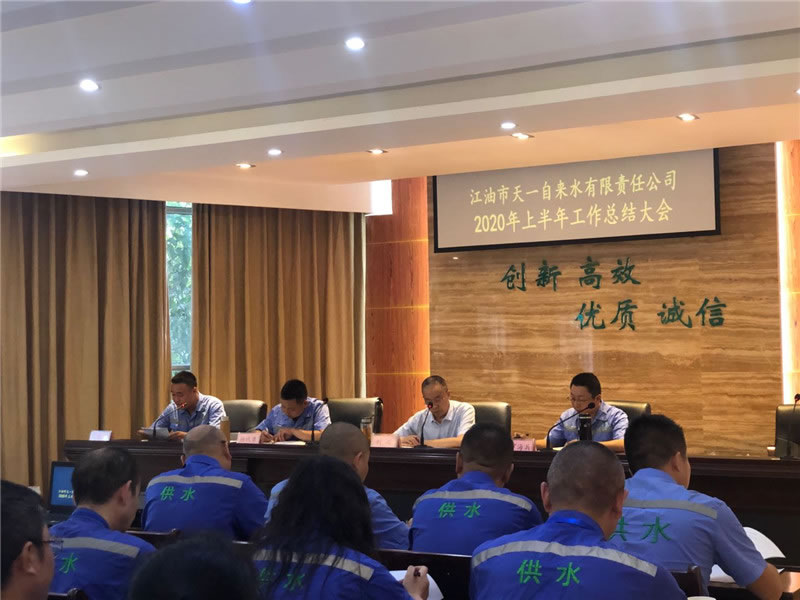 天一公司召開2020年上半年工作總結(jié)大會
